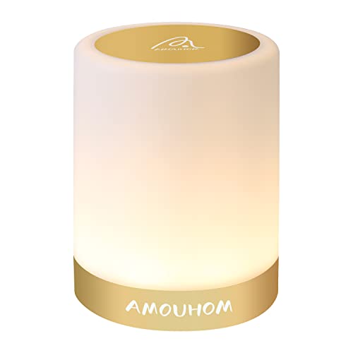 Amouhom Goldene Tischlampe