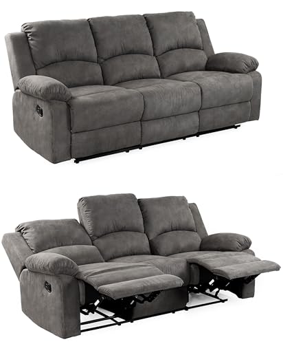 Luma-Home Schönes Für Dein Zuhause 3 Sitzer Sofa Mit Relaxfunktion