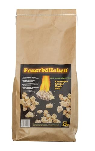 Feuerbällchen Anzündwolle