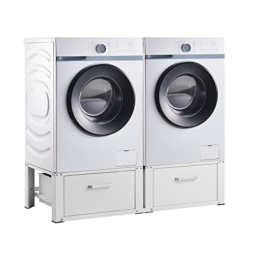 [En.Casa] Waschmaschinen Untergestell Mit Schublade