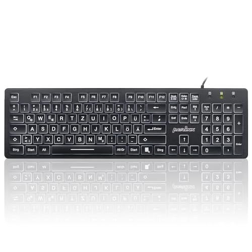 Perixx-Store Beleuchtete Tastatur