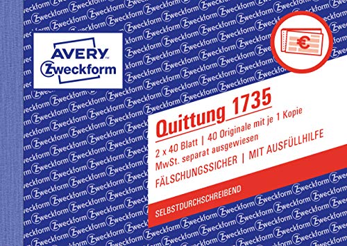 Avery Zweckform Quittungsblock